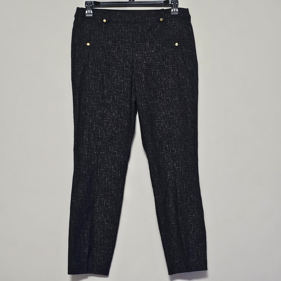 Maurices Pants - Maurices Women's Pants Size Large 12/14 Regular Black Gold Elastic Waistband 524